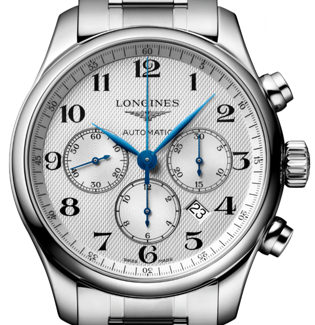 Longines Master Collection Chronograph 44mm Silver dial L2.859.4.78.6