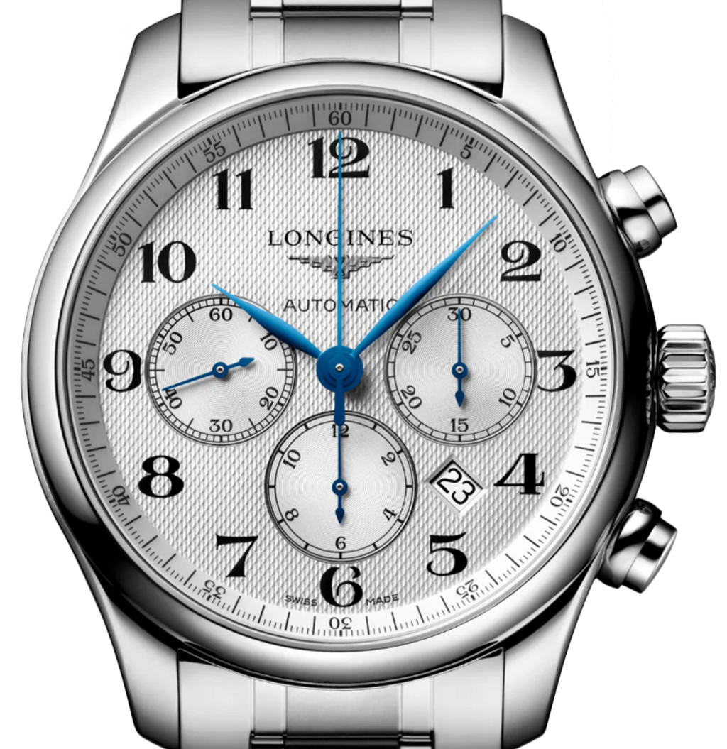 Longines Master Collection Chronograph 44mm Silver dial L2.859.4.78.6