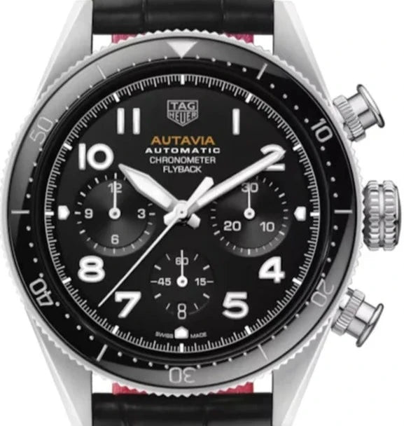 TAG Heuer Autavia Flyback Chronometer Black dial 42mm CBE511A.FC8279