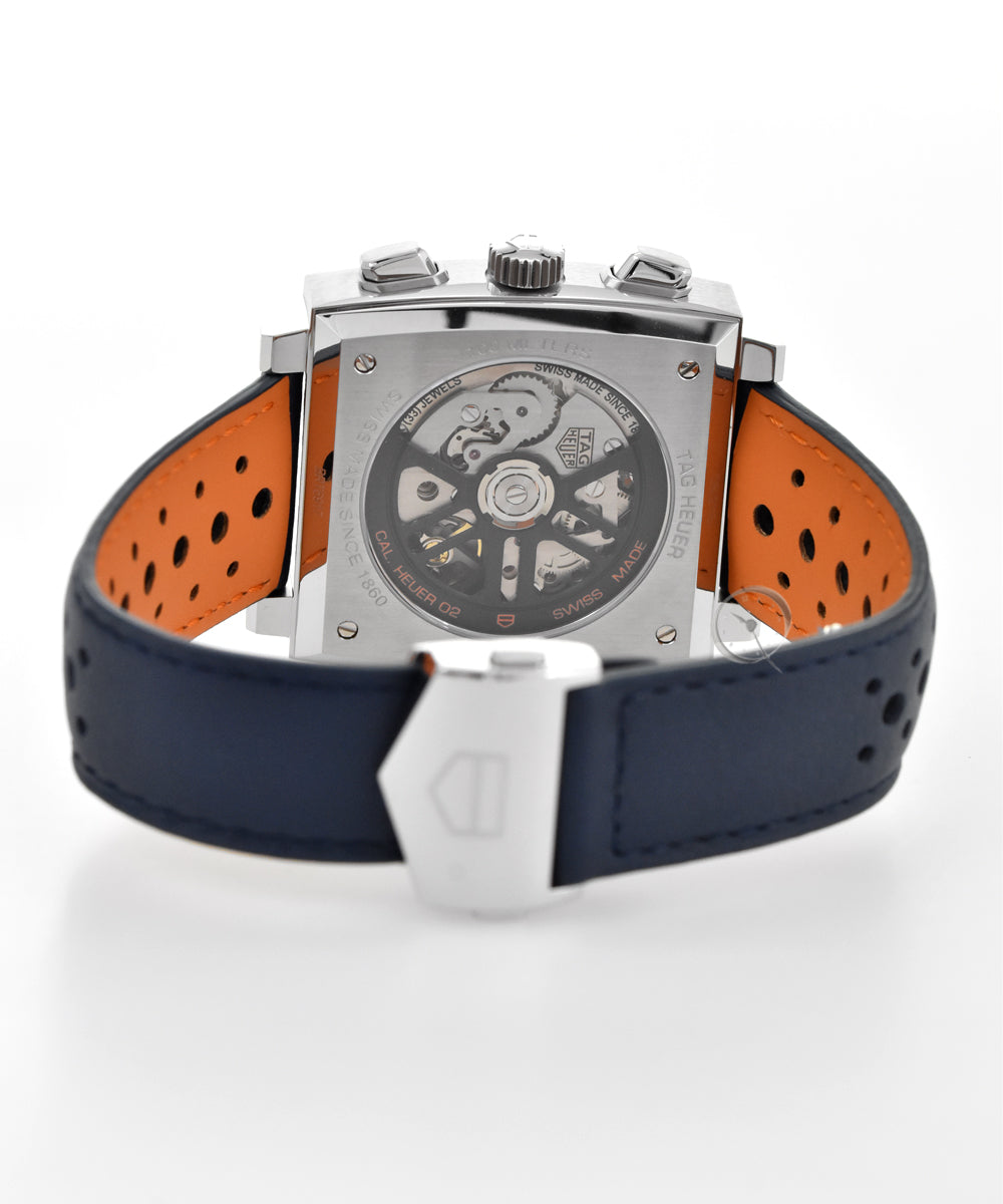 TAG Heuer Monaco Gulf Blue dial 39mm CBL2115.FC6494