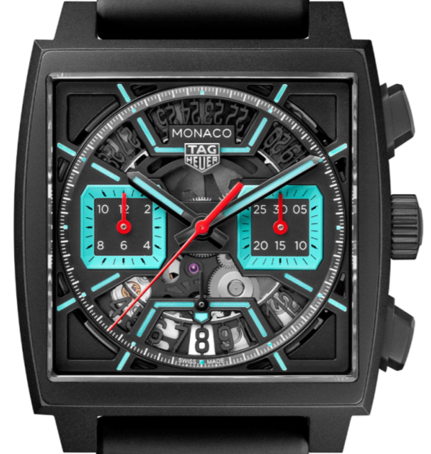 TAG Heuer Monaco Black dial 39mm CBL2184.FT6236