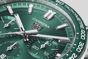TAG Heuer Carrera Chronograph Green dial 44 CBN2A1N.FT6238