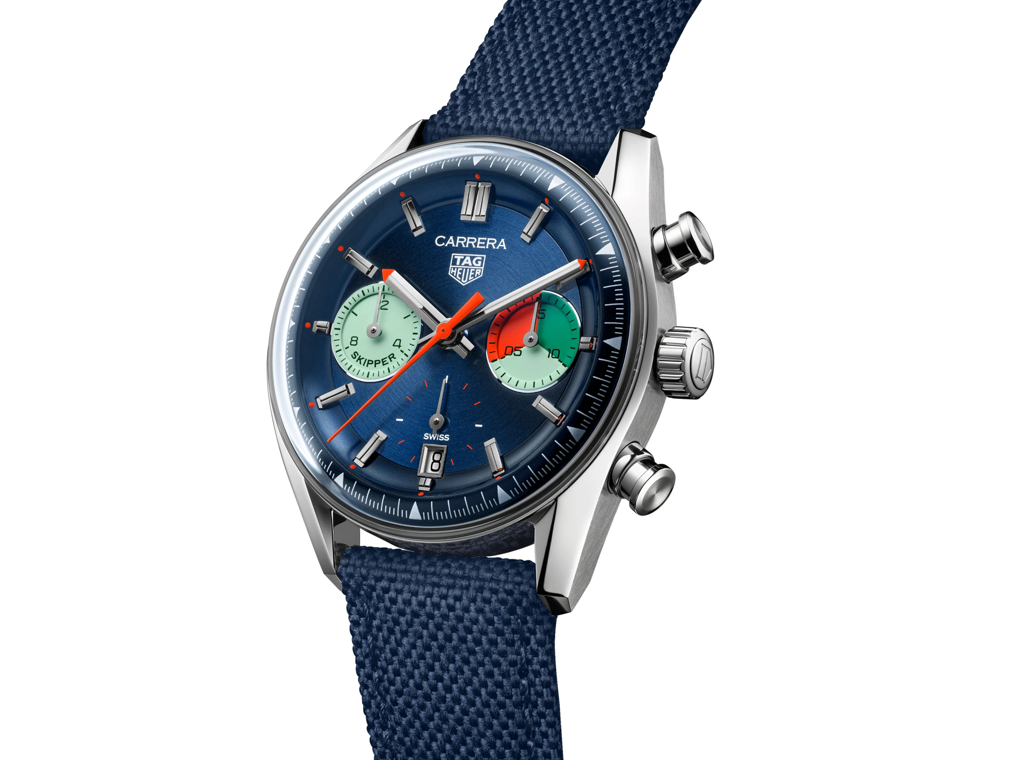 TAG Heuer Skipper Carrera Blue dial 39mm CBS2213.FN6002