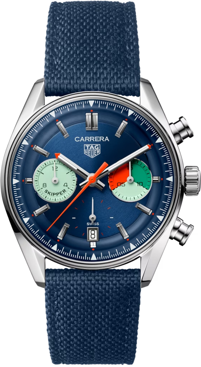 TAG Heuer Skipper Carrera Blue dial 39mm CBS2213.FN6002