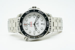 Omega Seamaster Diver 300M White Dial Mens Watch 42mm 210.30.42.20.04.001