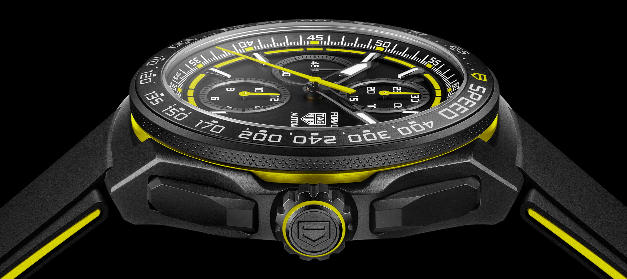 TAG Heuer Formula 1 Chronograph Black & Yellow dial 44 CBZ2086.FT8098