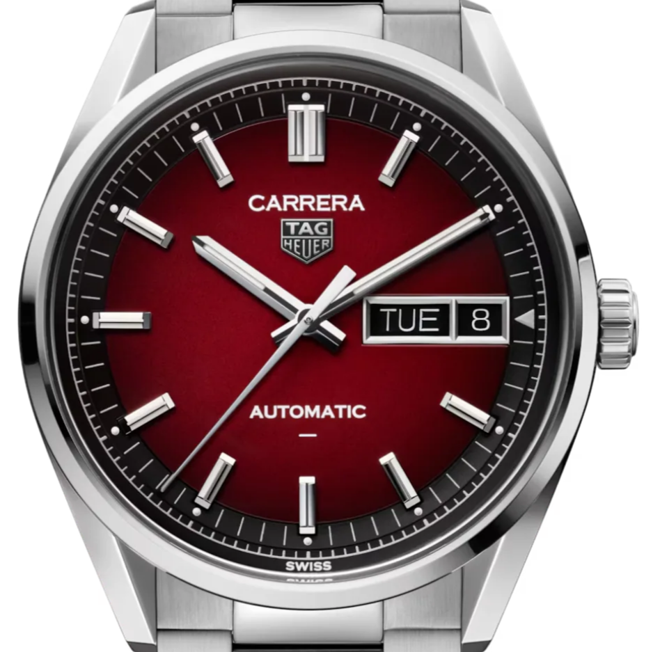 TAG Heuer Carrera Day-date 41mm Red dial WDA2113.BA0043