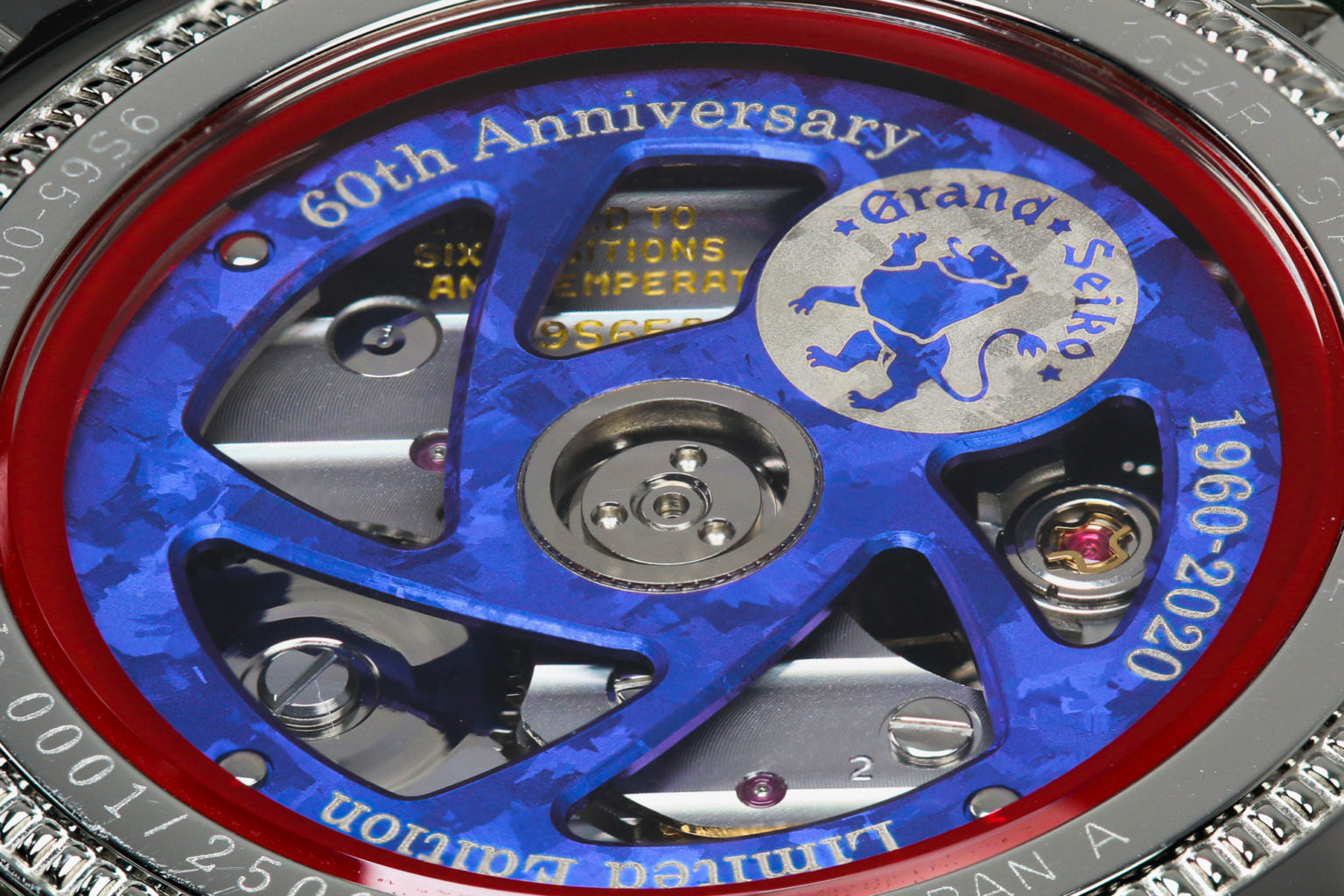 Grand Seiko Heritage 60 周年自动上链蓝色表盘 40 毫米 SBGR321