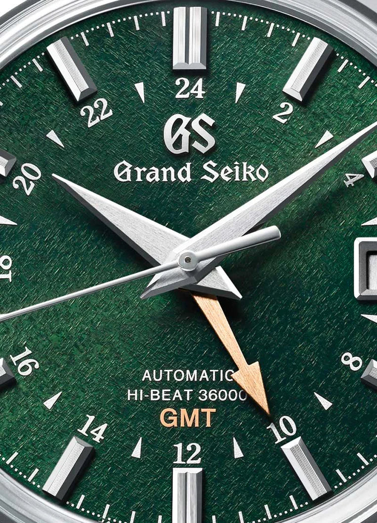 Grand Seiko Elegance Collection High-Beat GMT esfera verde 39.5 SBGJ251