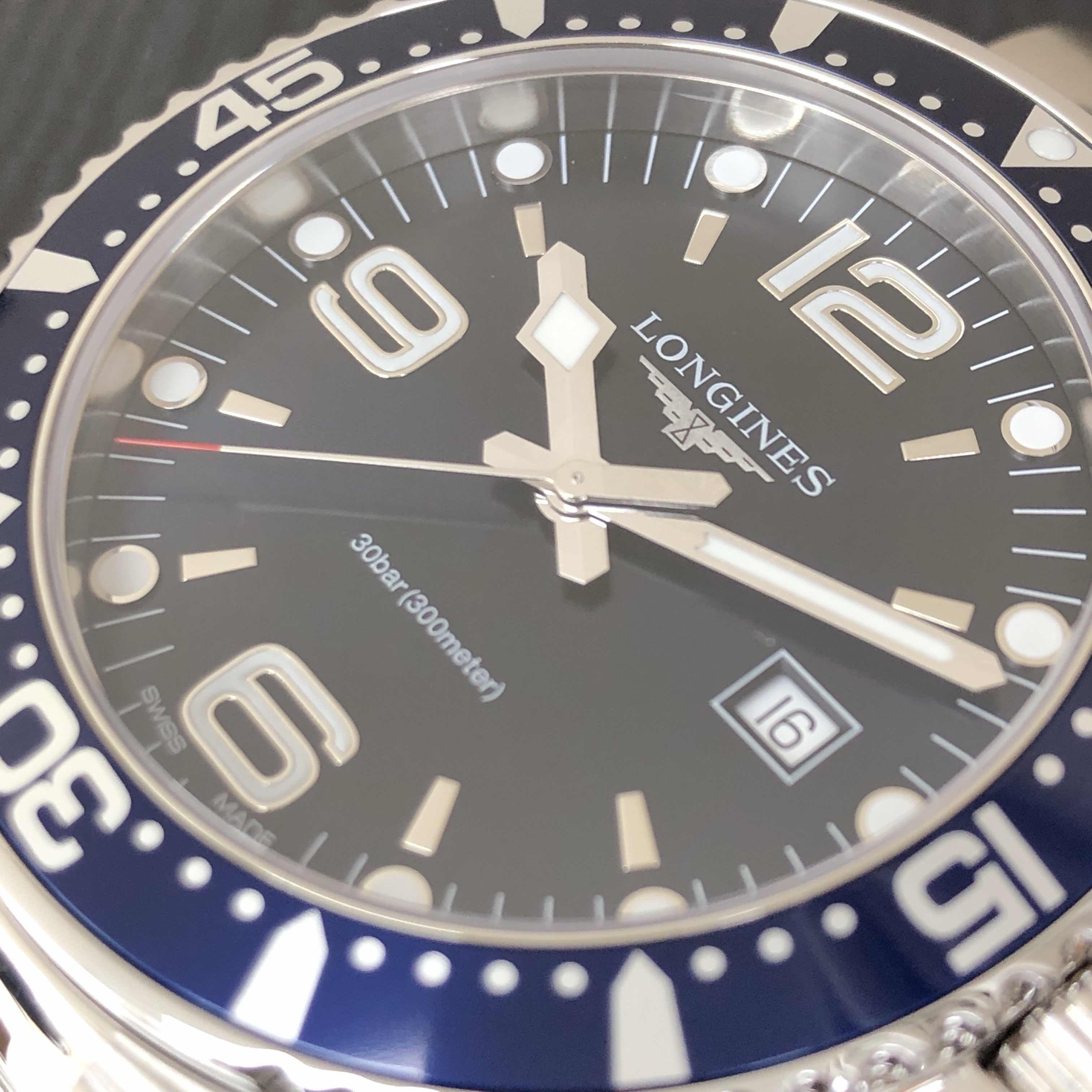 Hydroconquest blue dial 44mm L3.840.4.96.6