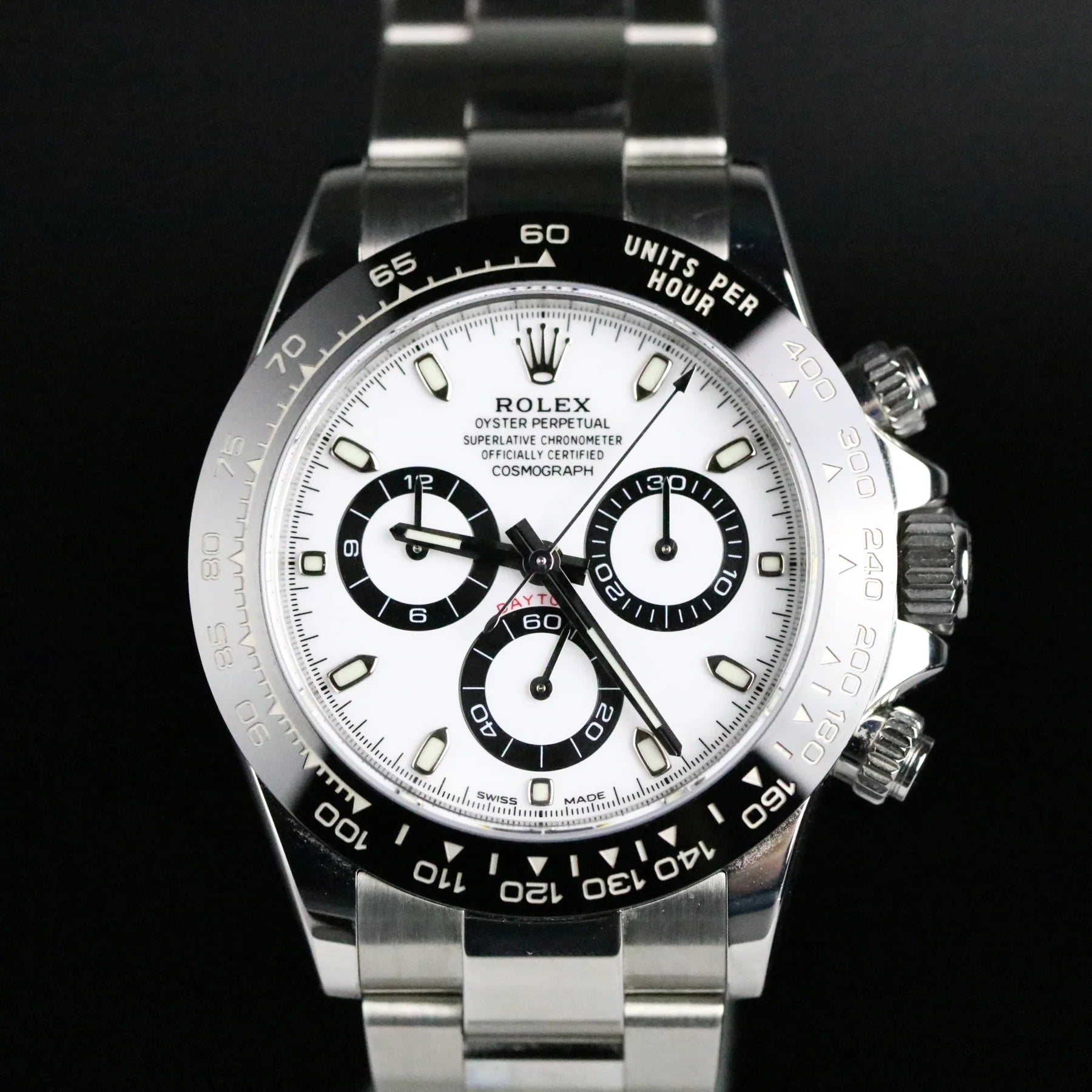 Rolex Daytona White Dial Ceramic Bezel 40mm 116500LN