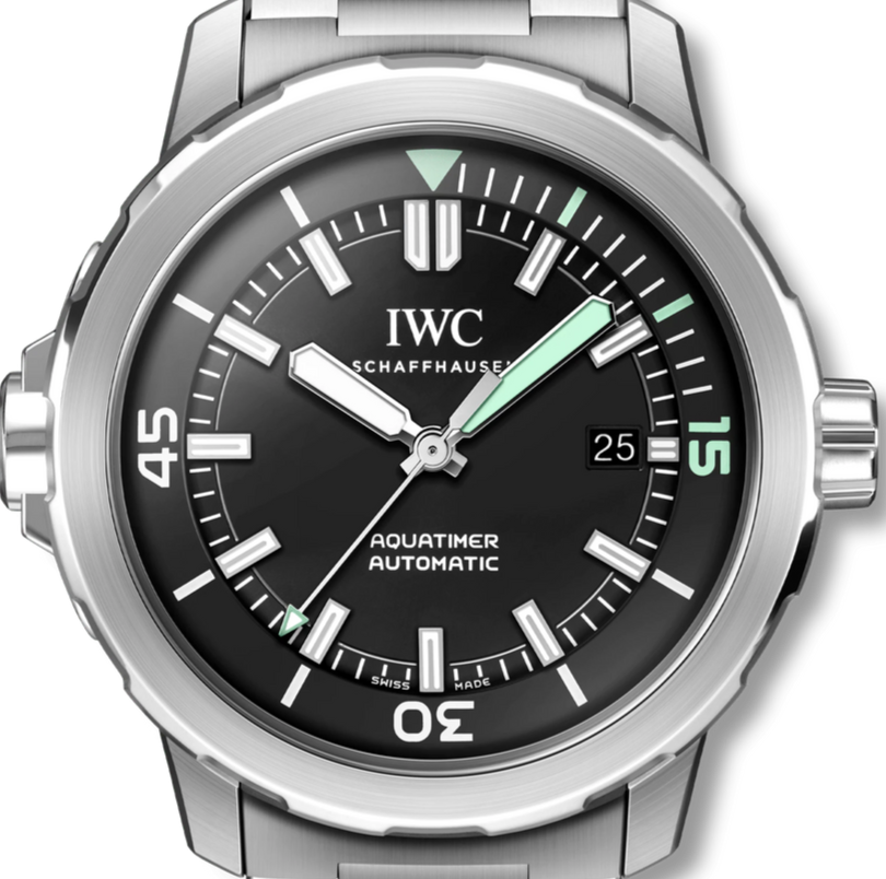 IWC Aquatimer Automatic Black Mens Watch 42mm Ref#IW328803