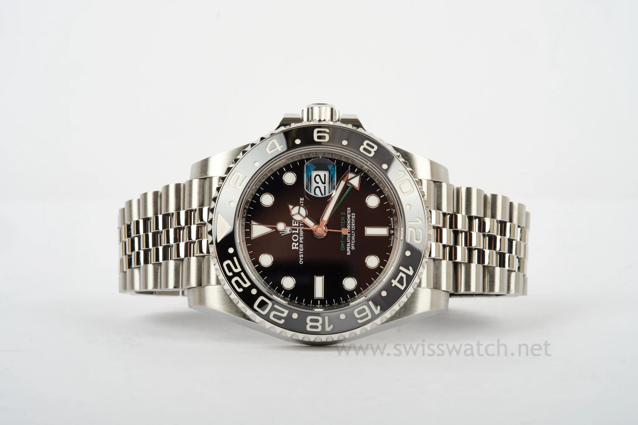 Rolex GMT-Master II Black dial Jubilee Bracelet 40mm 126710GRNR