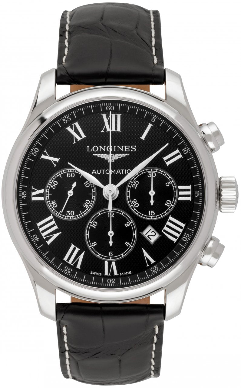 Longines Master Collection Black Dial 44mm Automatic Chronogrph L2.859.4.51.7