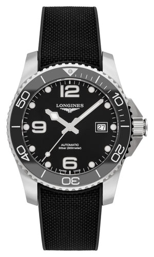 Longines HydroConquest Automatic Ceramic Diving Black dial 41 L3.781.4.56.9