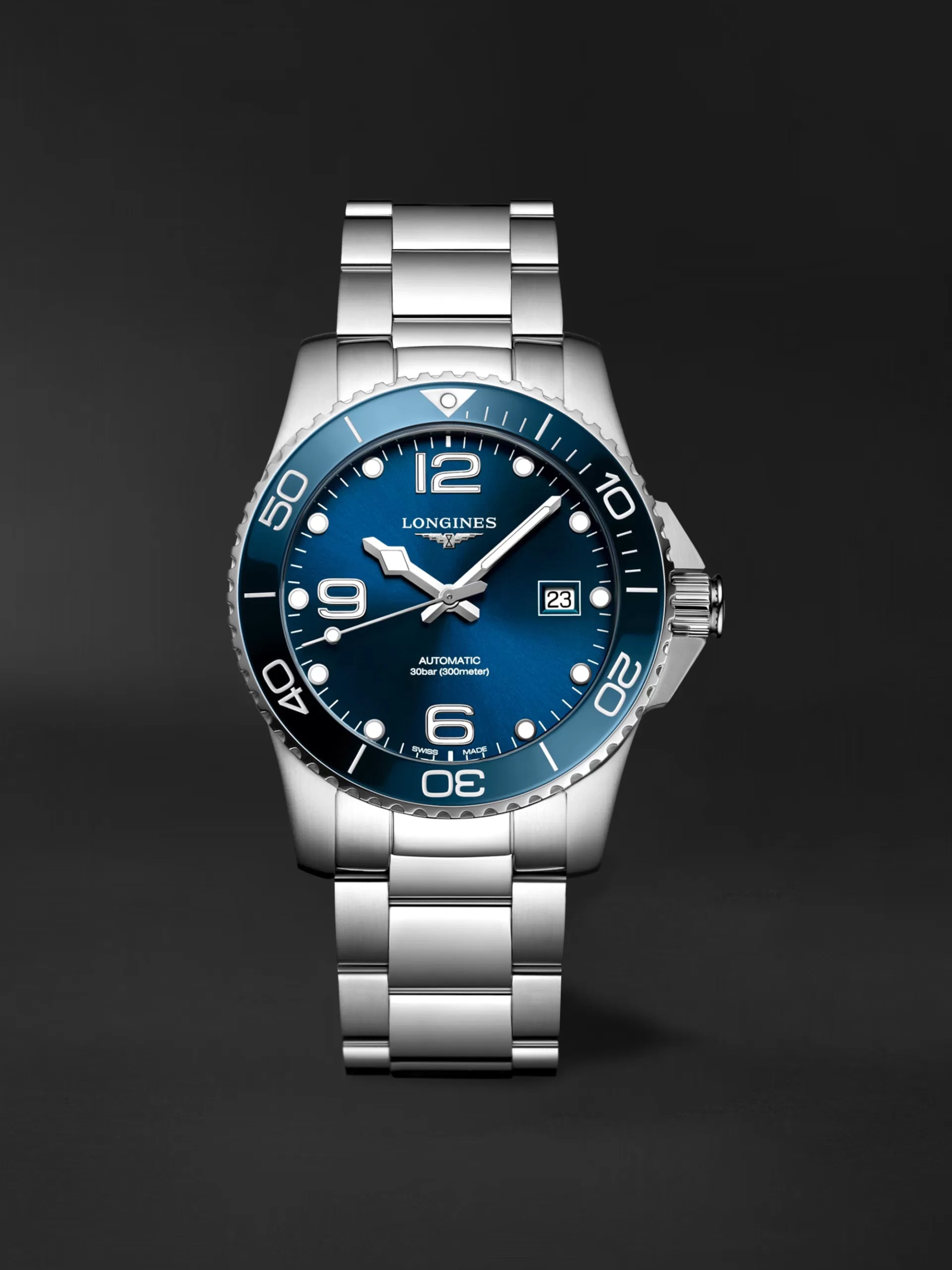 Longines Hydroconquest Blue dial 41mmL3.781.4.96.6