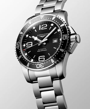 Longines Hydroconquest Automatic Black Dial 44 L3.841.4.56.6