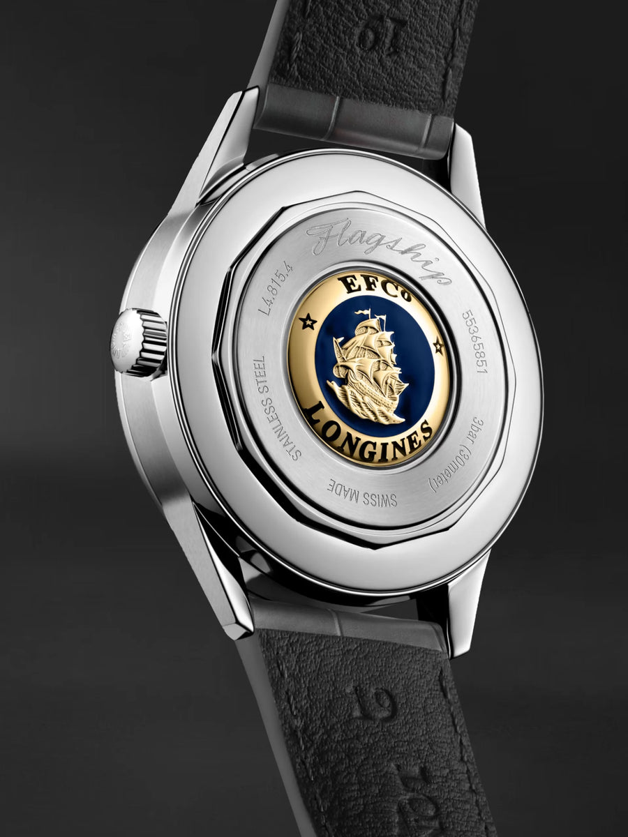 Longines Heritage Moonphase Automatic Silver dial 38.5 mm L4.815.4.72 ...