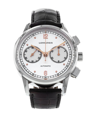 Longines Heritage Cronógrafo 1940 Esfera plateada 41 mm L2.814.4.76.0