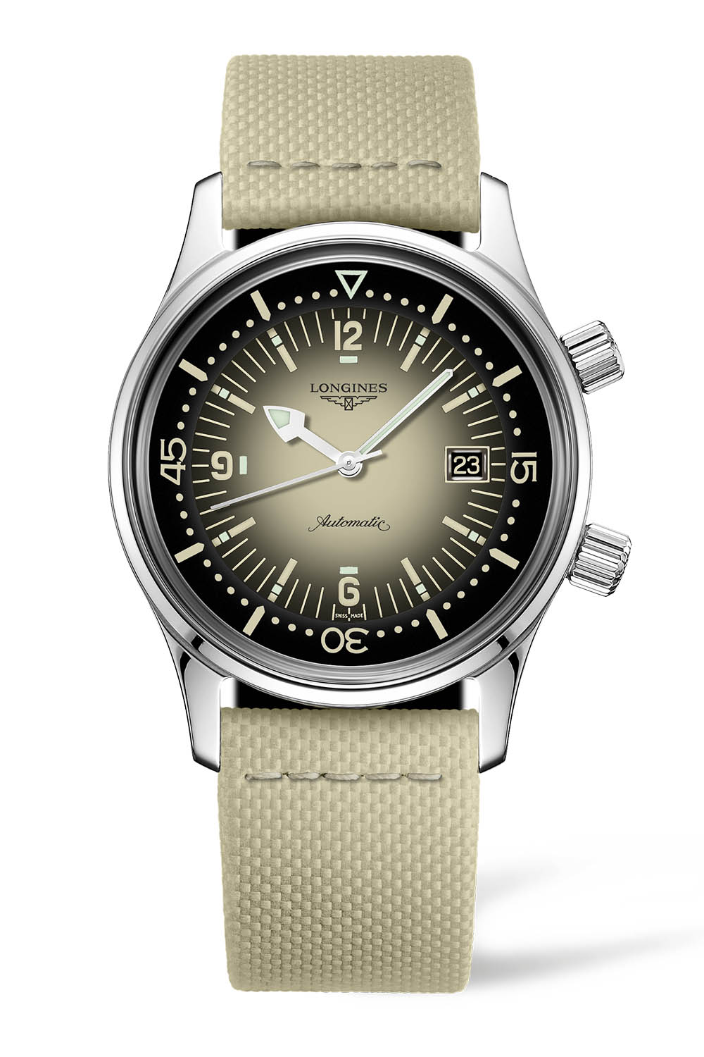 Longines Legend Diver Biege 42mm | Swiss Luxury Watch | Harley's Time