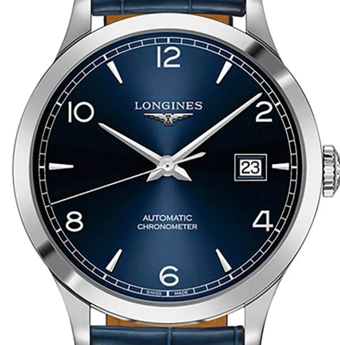 Longines Record Automatic Blue dial 40mm L2.821.4.96.4