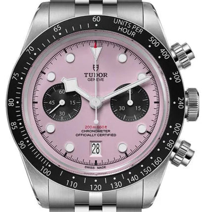 Tudor Black Bay Chronograph Pink dial Men's watch 41 M79360N-0019