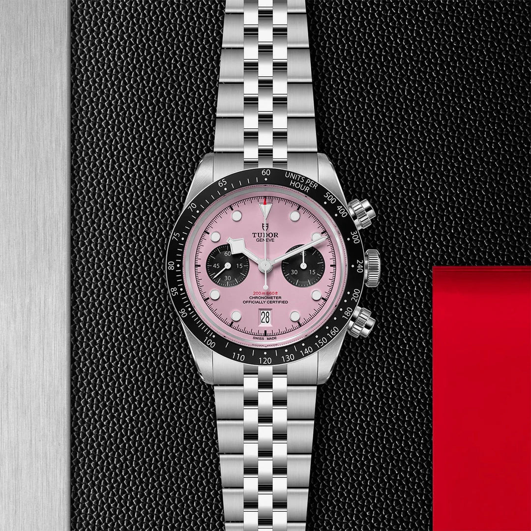 Tudor Black Bay Chronograph Pink dial Men's watch 41 M79360N-0019