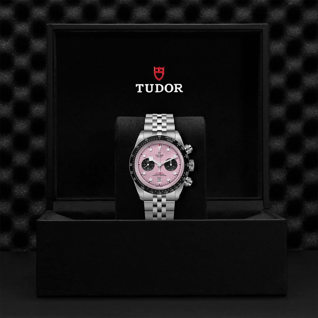 Tudor Black Bay Chronograph Pink dial Men's watch 41 M79360N-0019