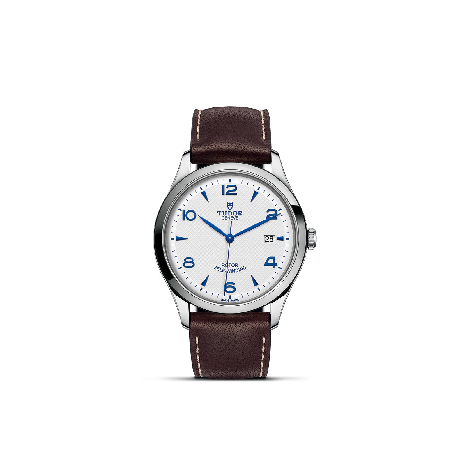 Tudor 1926 Silver dial 41mm leather strap M91650-0010
