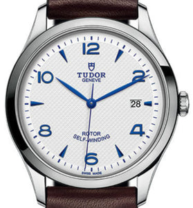 Tudor 1926 Silver dial 41mm leather strap M91650-0010