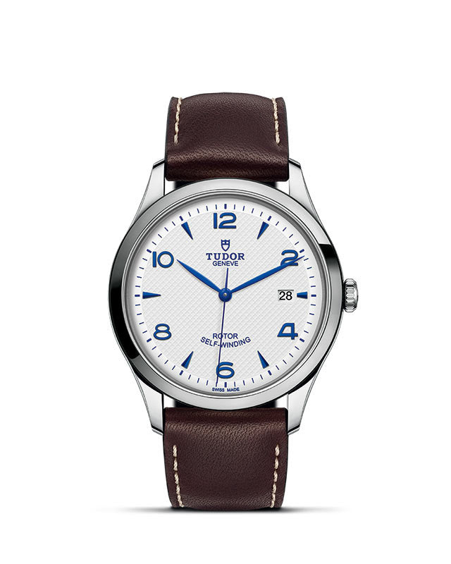 Tudor 1926 Silver dial 41mm leather strap M91650-0010