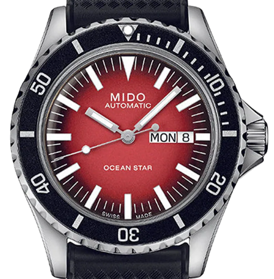 Mido Ocean Star Tribute Gradient Red dial M026.830.17.421.00