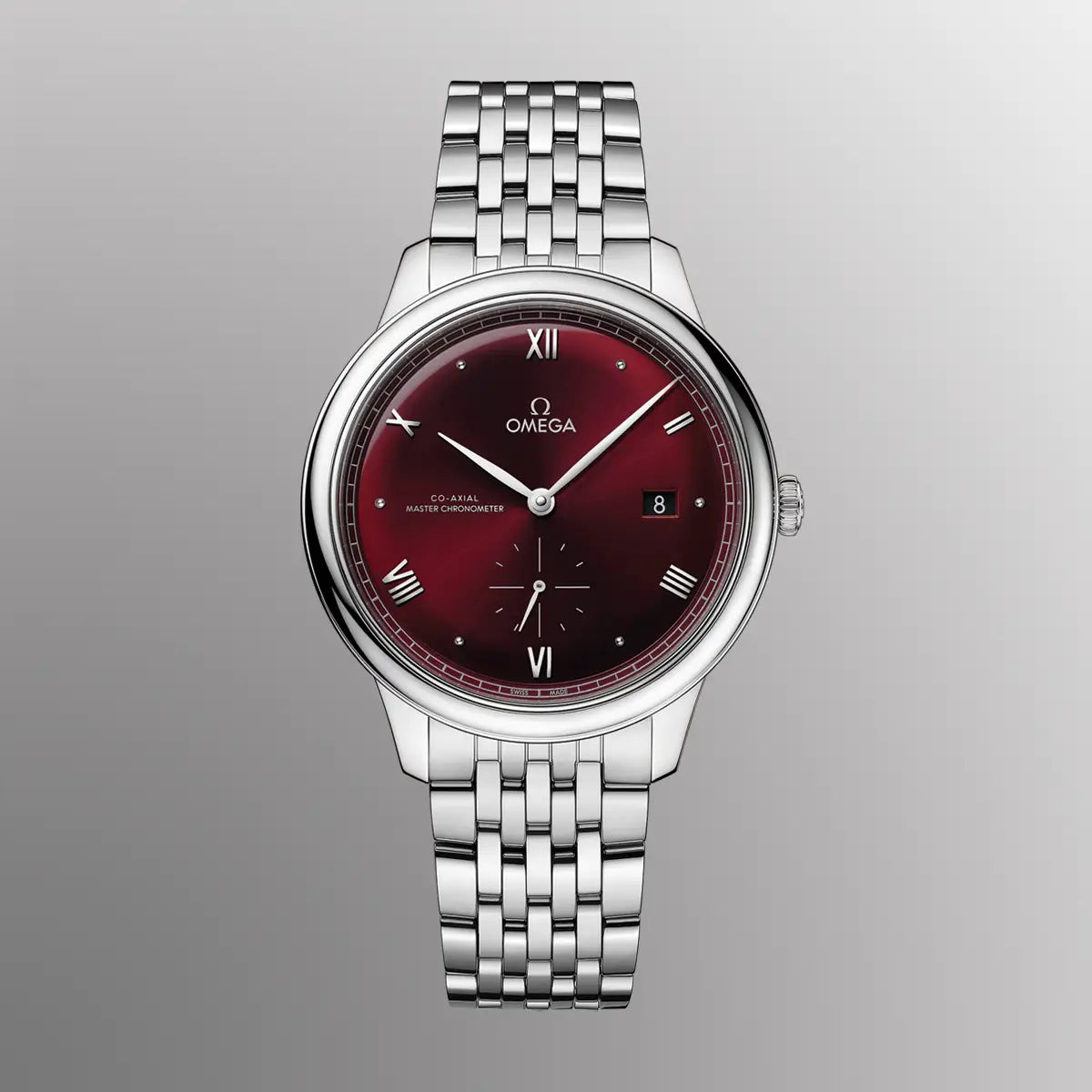 Omega DeVille Prestige CO‑Axial Burgundy Men's Watch 41mm 434.10.41.20.11.001