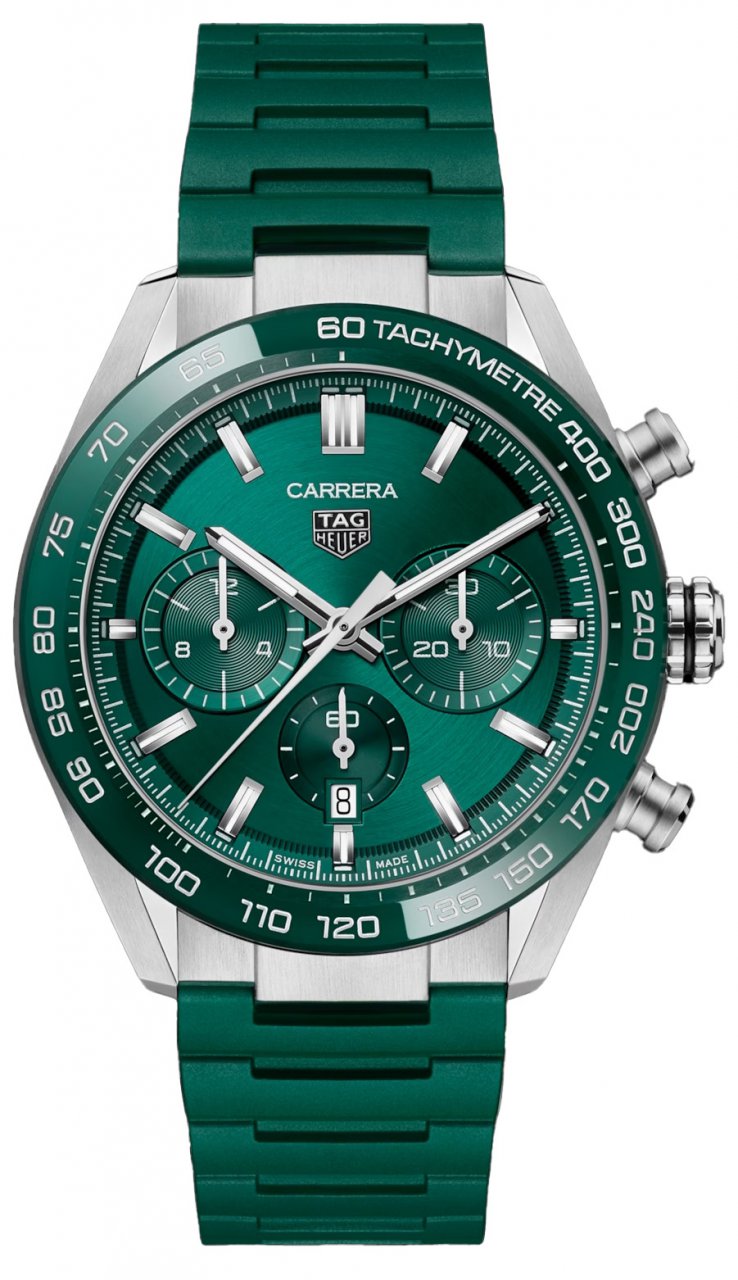 TAG Heuer Carrera Chronograph Green dial 44 CBN2A1N.FT6238