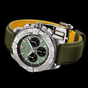 Breitling Avenger B01 Chronograph Mint green dial 44mm AB0147101L1X1