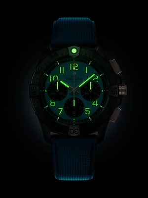Breitling B01 Chronograph 42 Night Mission Avenger Turq SB0146101L1X1