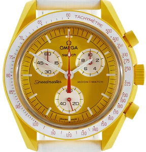 Swatch Moonswatch "Mission to the Sun" Swatch x Omega Yellow 42 S033J100