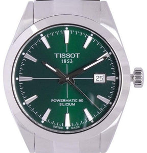 Tissot Gentleman Powermatic 80 Silicium Green dial 40mm T1274071109101