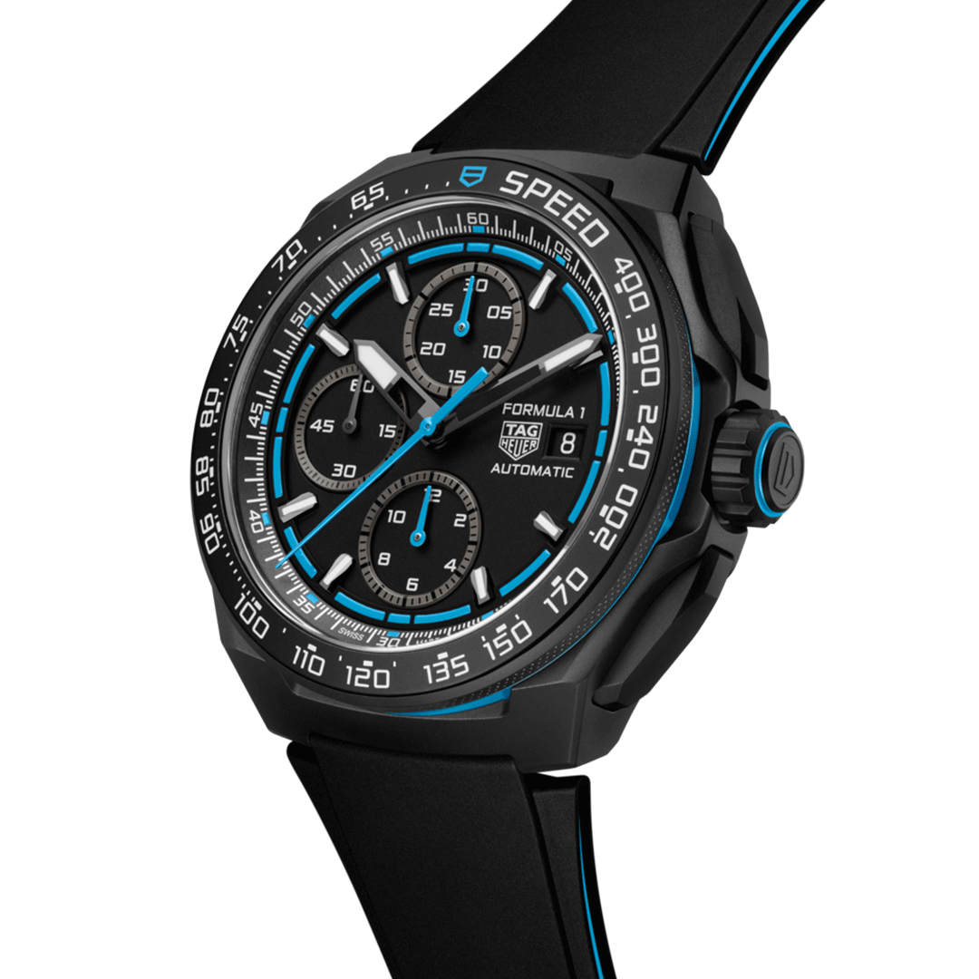 TAG Heuer Formula 1 Chronograph 44mm Blk/Blu dial CBZ2084.FT8097
