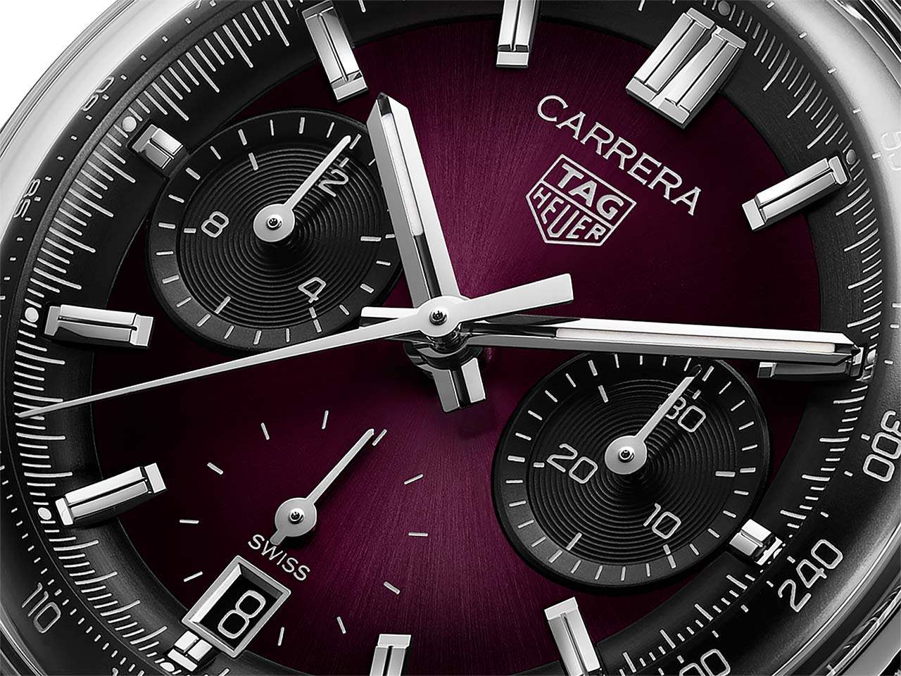 TAG Heuer Carrera Chronograph Purple dial CBS2219.FC6607