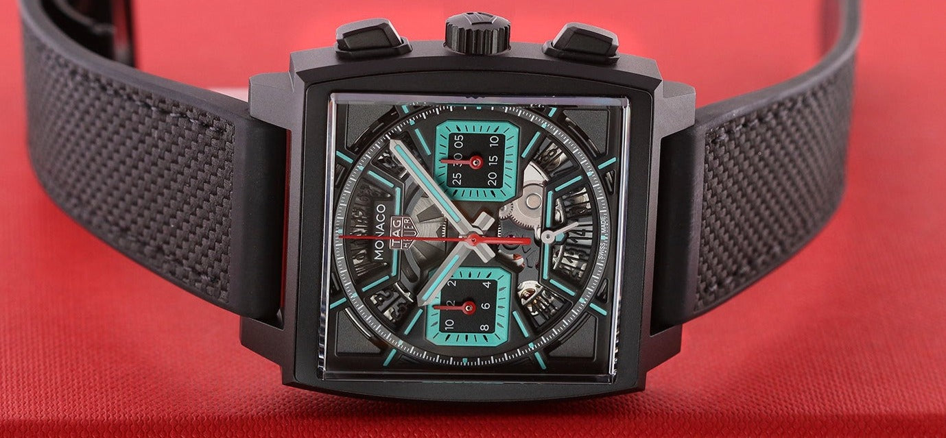 TAG Heuer Monaco Black dial 39mm CBL2184.FT6236