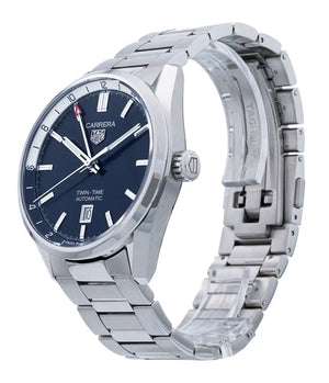 TAG Heuer Carrera Twin Time Blue dial WBN201A.BA0640