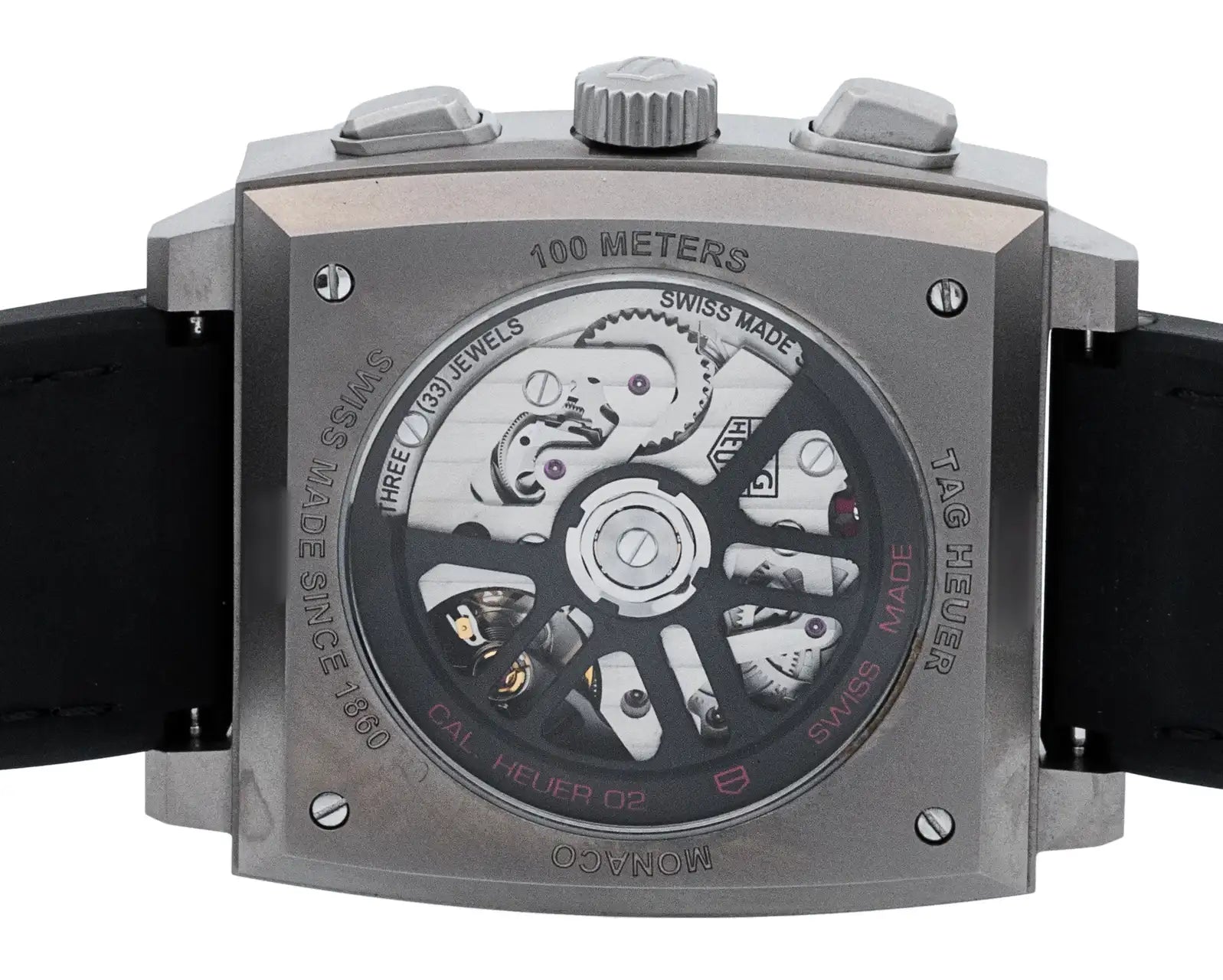 TAG Heuer Monaco Chronograph Black dial 39mm CBL2183.FT6236