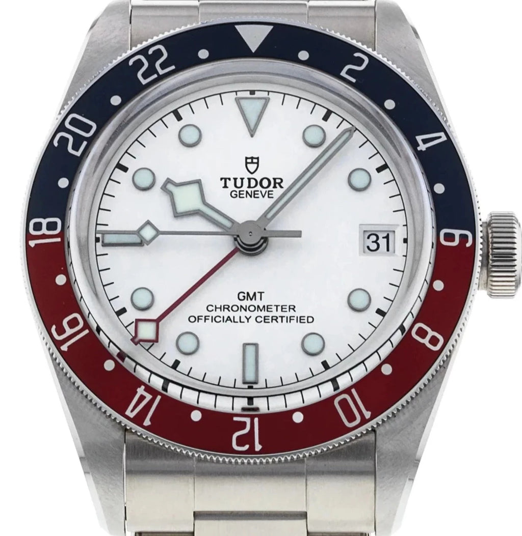 Tudor Black Bay Pepsi GMT 41mm White Dial Ref#79830R-0010