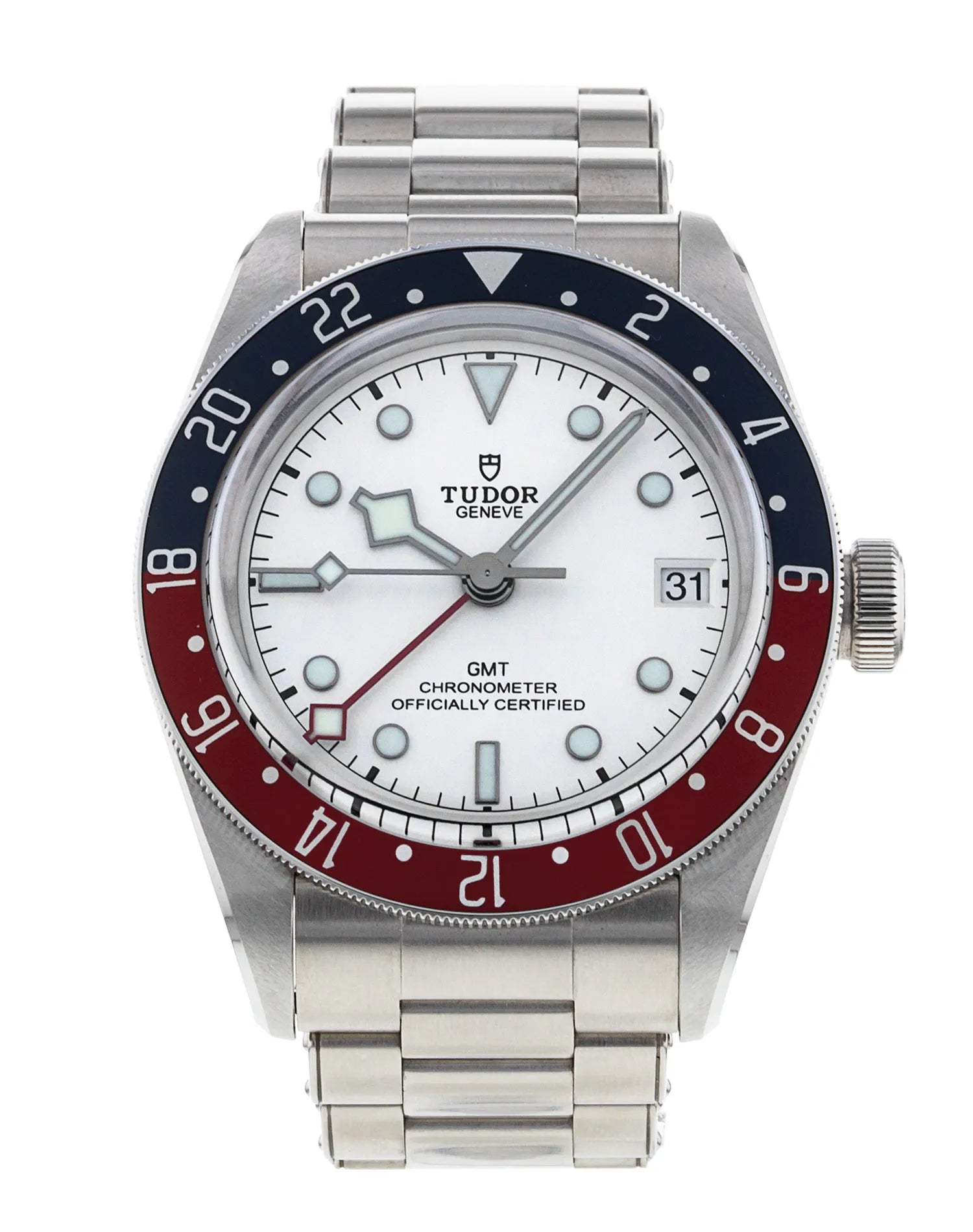 Tudor Black Bay Pepsi GMT 41mm White Dial Ref#79830R-0010