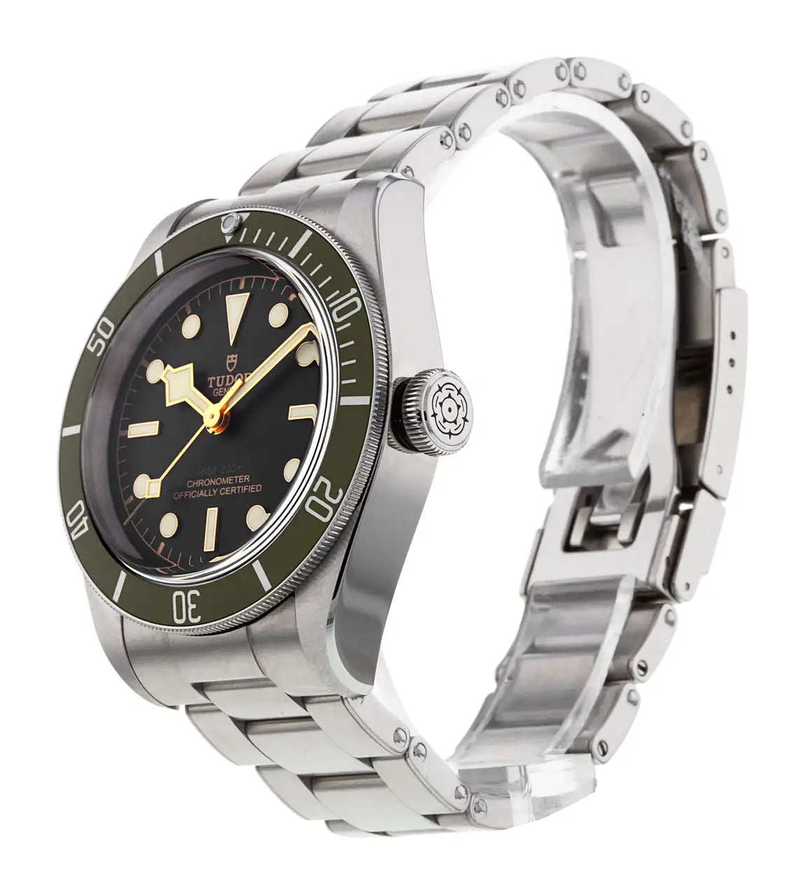 Tudor Black Bay Green Harrods con pulsera de acero Correa OTAN Reloj para hombre 41 79230G