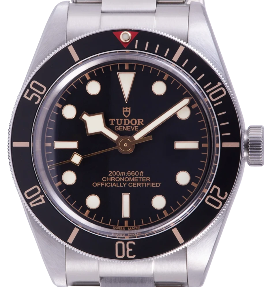 Tudor Black Bay Fifty-Eight Reloj para hombre con pulsera de acero y esfera negra 39 M79030N-0001 