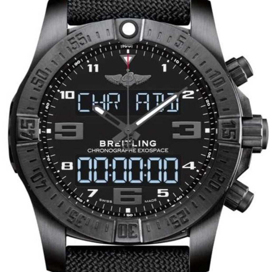 Breitling Exospace Chronograph B55 Black PREOWNED 46mm VB5510H11B1W1