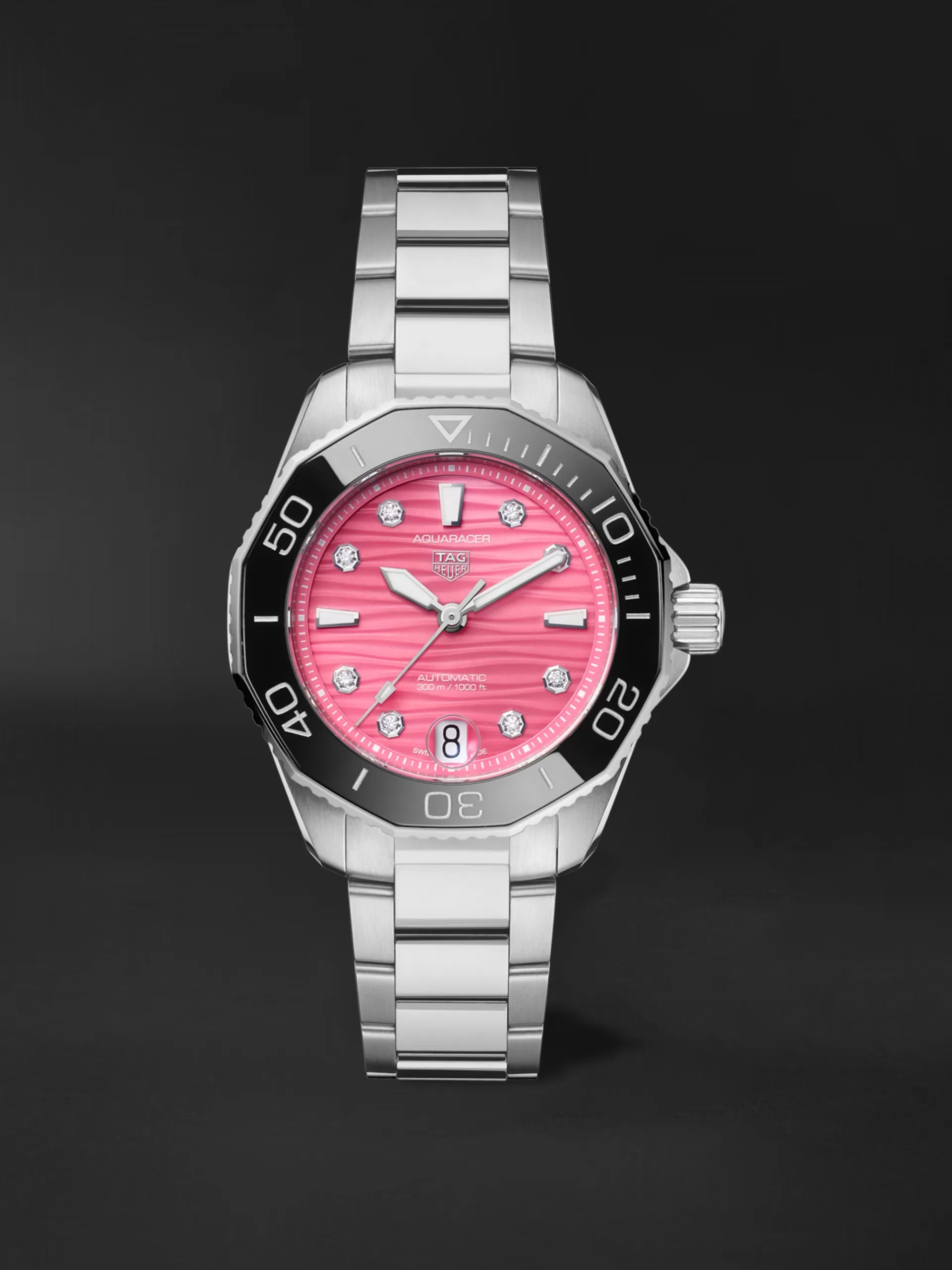 TAG Heuer Aquaracer  300 Date Pink dial 36mm WBP231J.BA0618