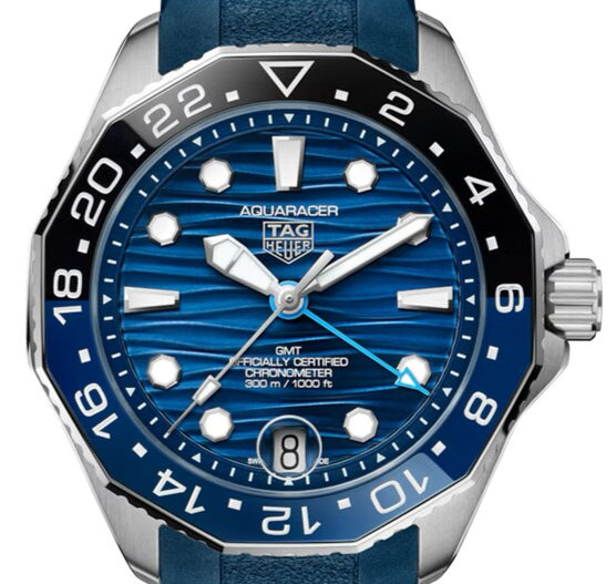 TAG Heuer Aquaracer Professional 300 GMT Blue dial 42mm WBP5114.FT.6259